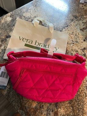 Vera Bradley Bright Pink Quilted Crossbody Bag